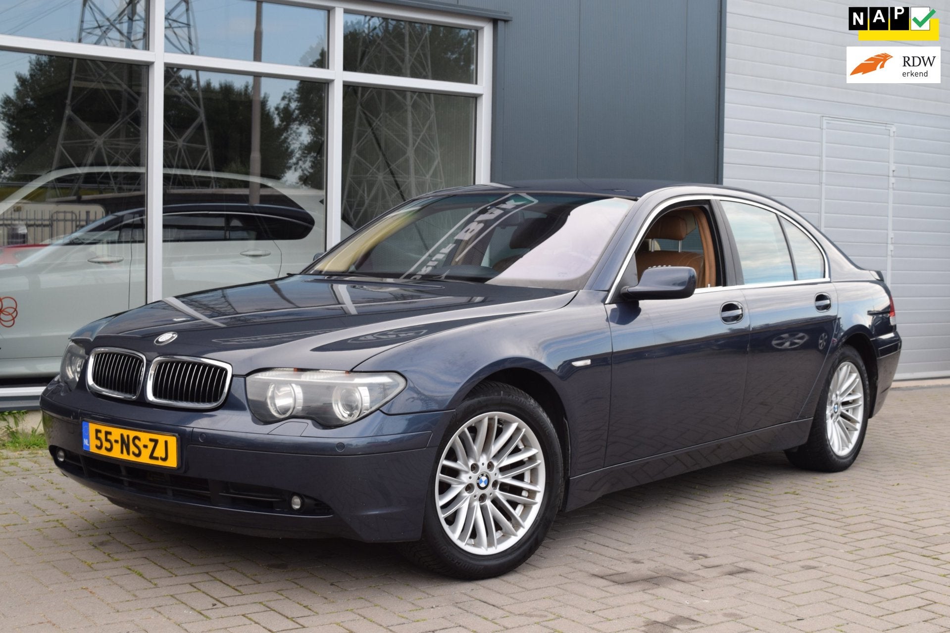 BMW 7-serie 735i Executive | Lees beschrijving !, Auto's, BMW, Automaat, Achterwielaandrijving, Gebruikt, Blauw