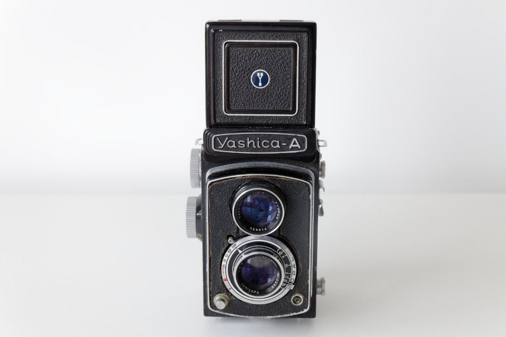 Yashica A 6x6 camera, Ophalen of Verzenden, Gebruikt, Spiegelreflex, Overige Merken
