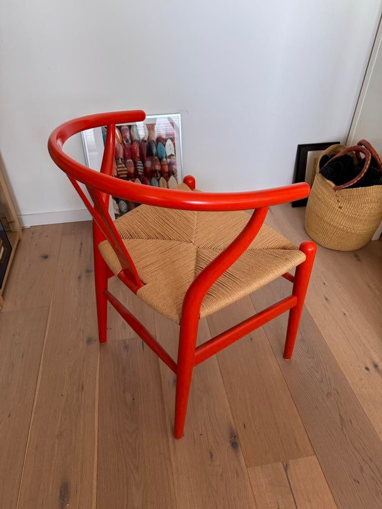 Originele Carl Hansen CH24 Wishbone chair, Huis en Inrichting, Ophalen, Overige kleuren, Zo goed als nieuw, Deens design