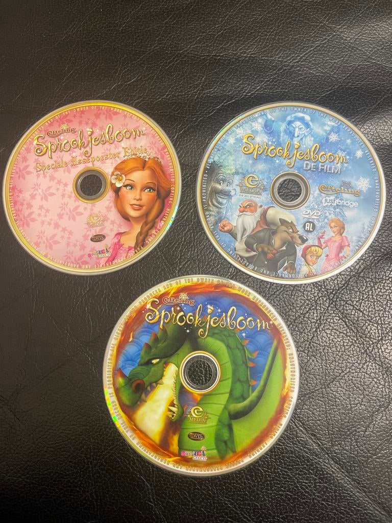 Efteling Sprookjesboom DVD's - 3-delige collectie, Cd's en Dvd's, Avontuur, Gebruikt, Alle leeftijden, Ophalen of Verzenden