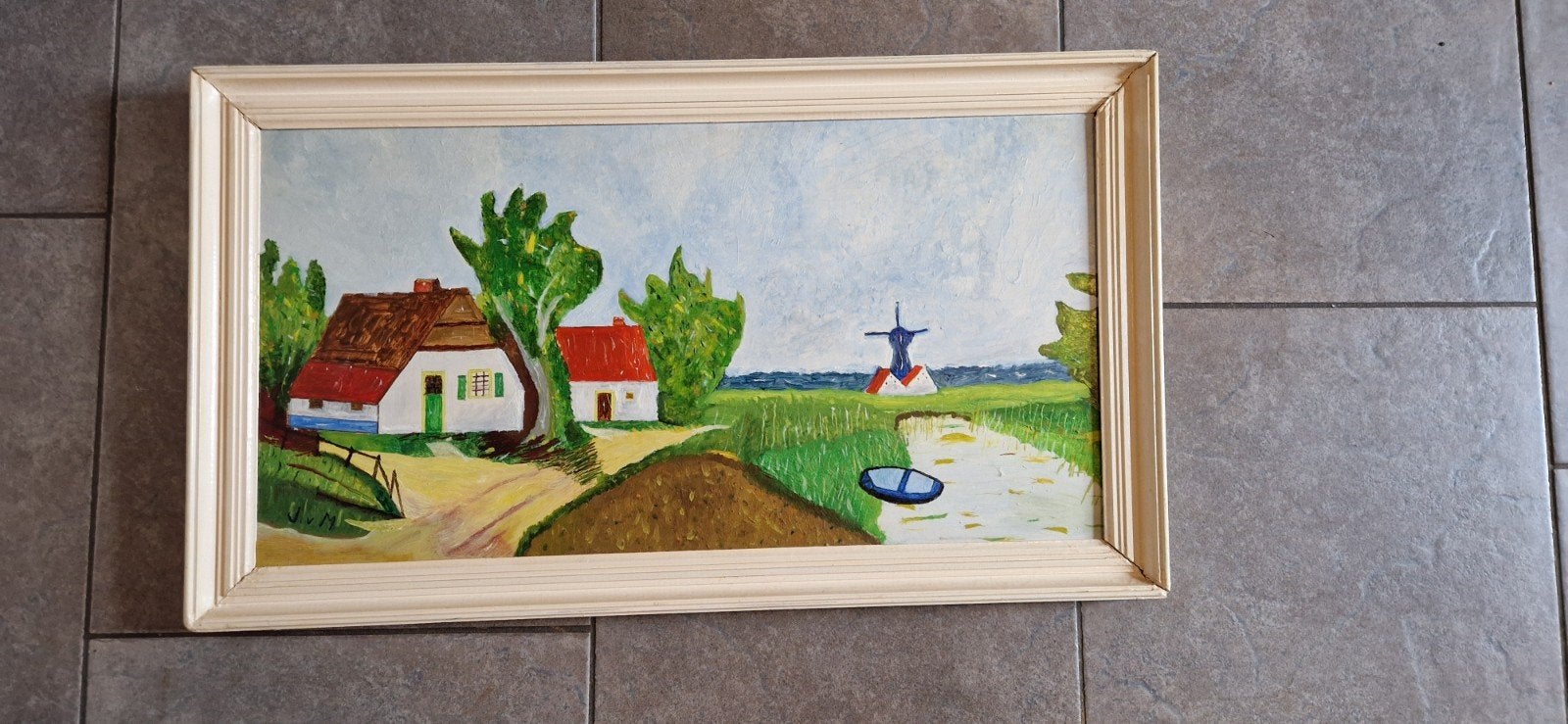 Handgeschilderd Schilderij, Ophalen of Verzenden
