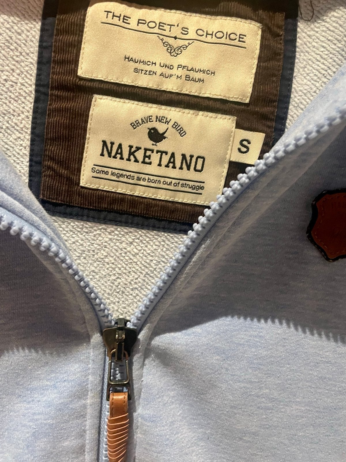 Naketano vest lichtblauw, maat S, zo goed als nieuw, Ophalen of Verzenden, Zo goed als nieuw, Maat 36 (S), Blauw