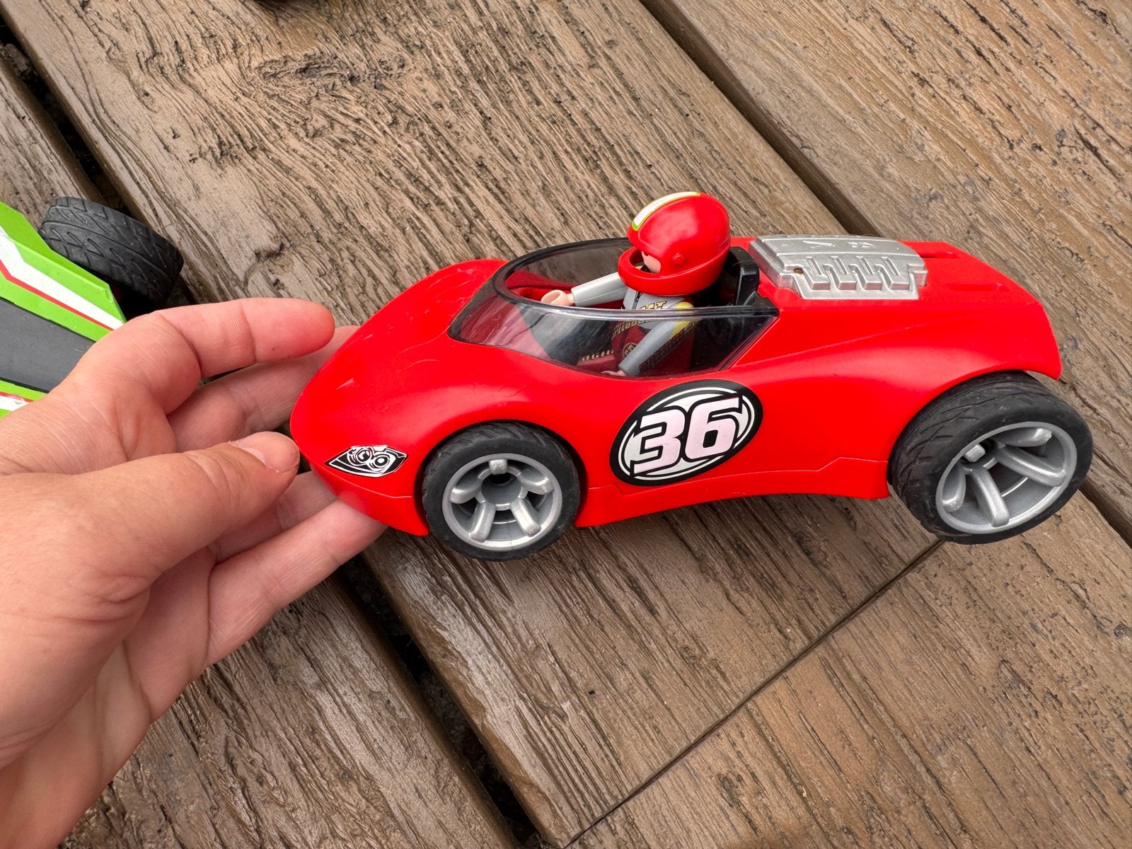 Playmobil raceauto's met pull-back functie en figuurtjes, Ophalen of Verzenden, Gebruikt