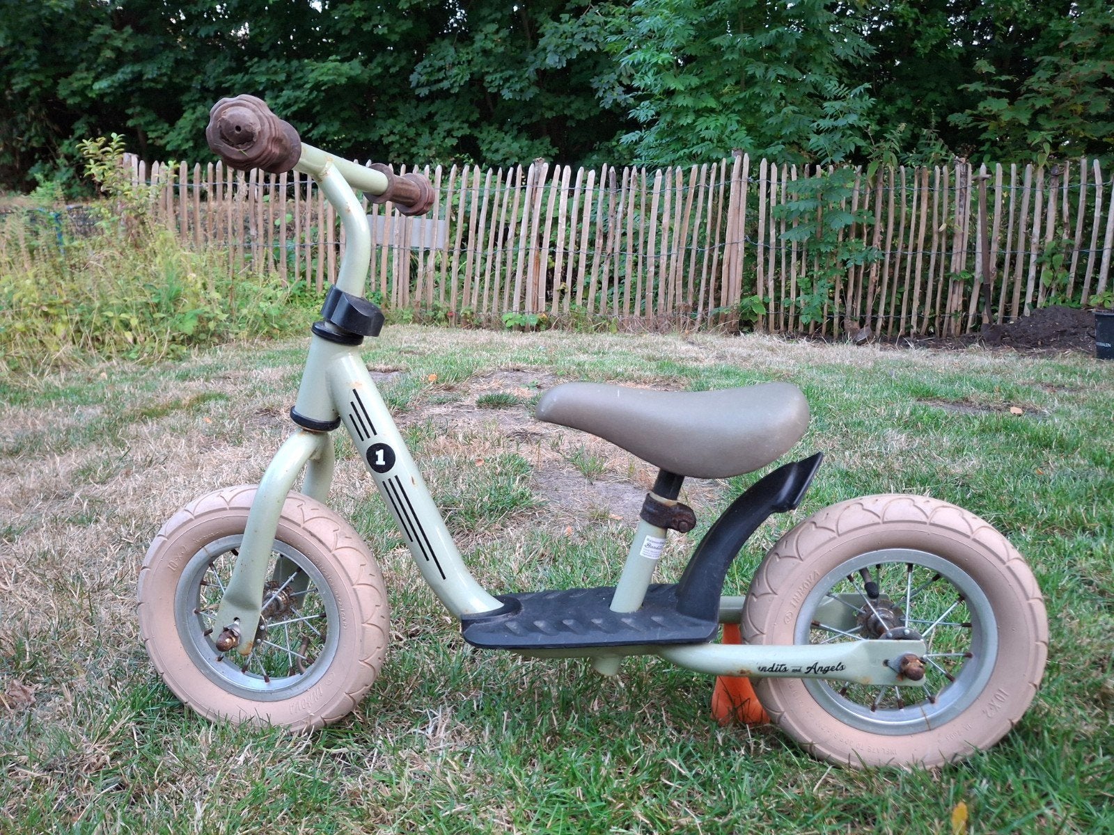 Bandits and Angels loopfiets, groen, 10 inch, Ophalen, Gebruikt, Minder dan 16 inch, Bandits and Angels