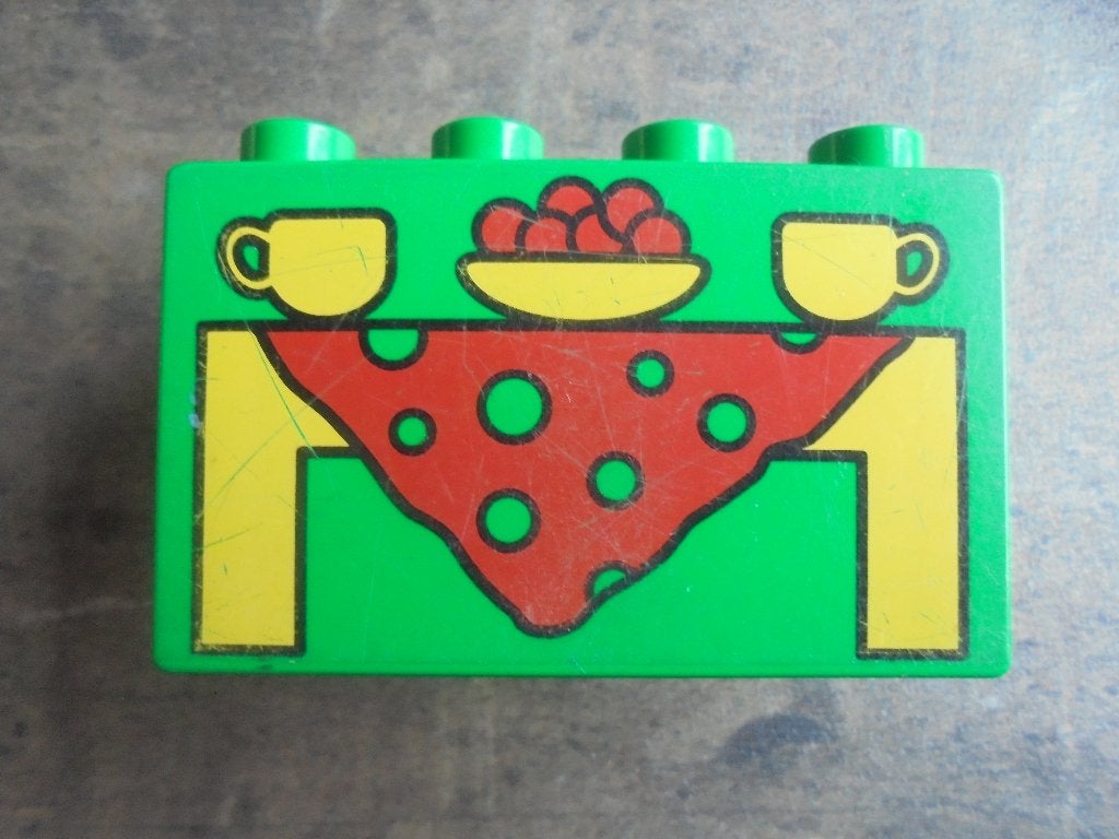 Lego Duplo Brick 2x4x2 (zie foto's) 3, Ophalen of Verzenden, Gebruikt, Losse stenen, Duplo