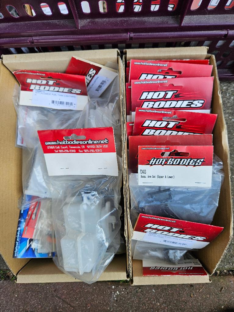 Nitro rc auto hotbodies lightning grote partij onderdelen, Hobby en Vrije tijd, Auto offroad, Nieuw, Ophalen of Verzenden, Nitro