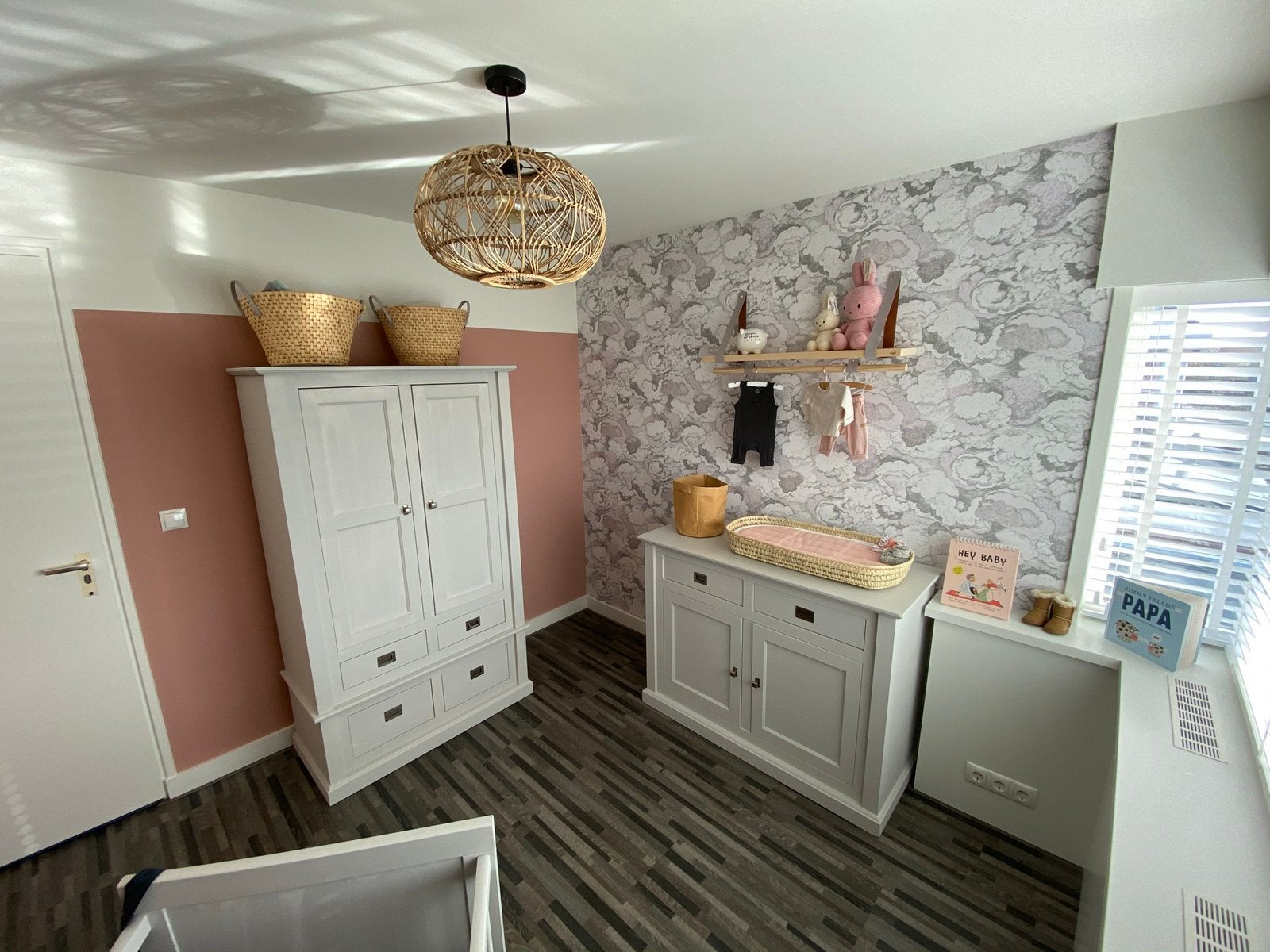 Kinderkamer | kast + commode + ledikant, Ophalen, Gebruikt, 105 cm of meer