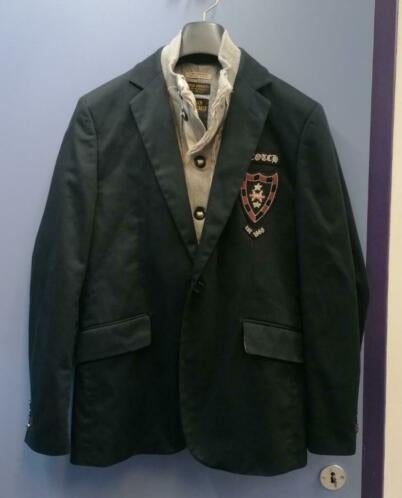 Scotch & Soda donker blauw colbert + trui eraan S-M nr 37282, ., Scotch and Soda, Ophalen of Verzenden, Zo goed als nieuw