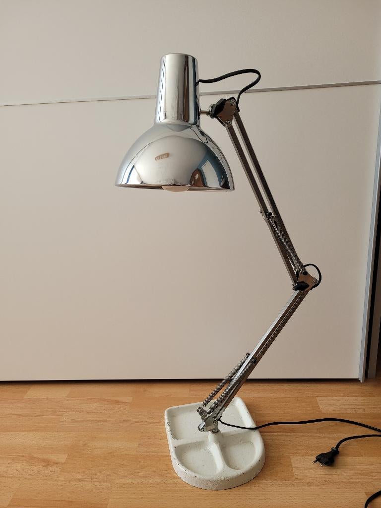 Vintage bureaulamp, Ophalen, Gebruikt, 50 tot 75 cm, Vintage