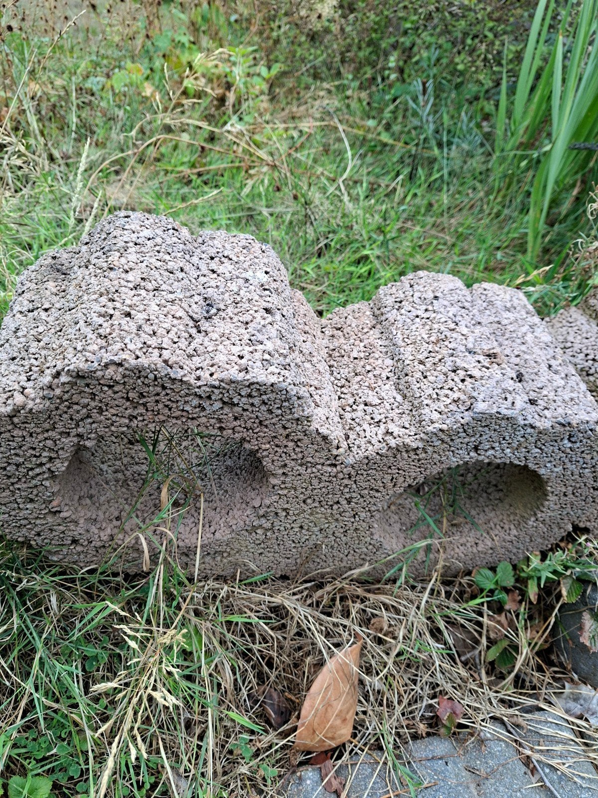 11 Betonnen borderblokken voor tuin of oprit, Ophalen, Gebruikt, Minder dan 25 cm, Border