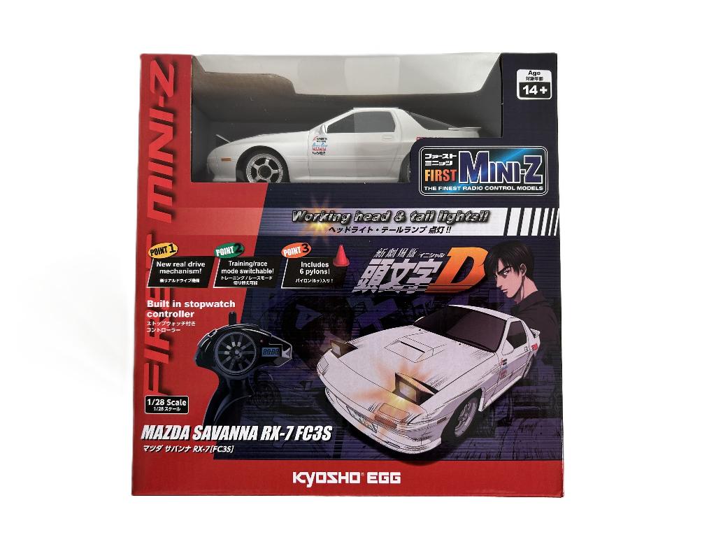 Kyosho First Mini-Z Mazda Savanna-7 RX 1/28 rc auto, Ophalen of Verzenden, Nieuw, Overige schalen, Auto onroad