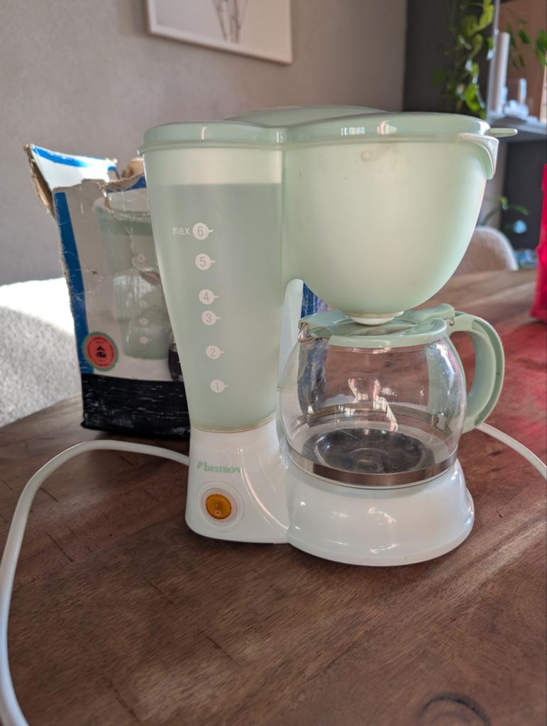 Bestron Camping Koffiezetapparaat, uitwasbaar filter, Witgoed en Apparatuur, Koffiezetapparaten, Koffiemachine, Gemalen koffie