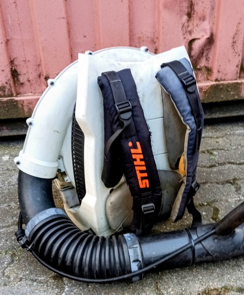 STIHL BR 600 Ruggedragen Bladblazer | Zeer Krachtig, Benzine, Gebruikt, Ruggedragen, Ophalen of Verzenden