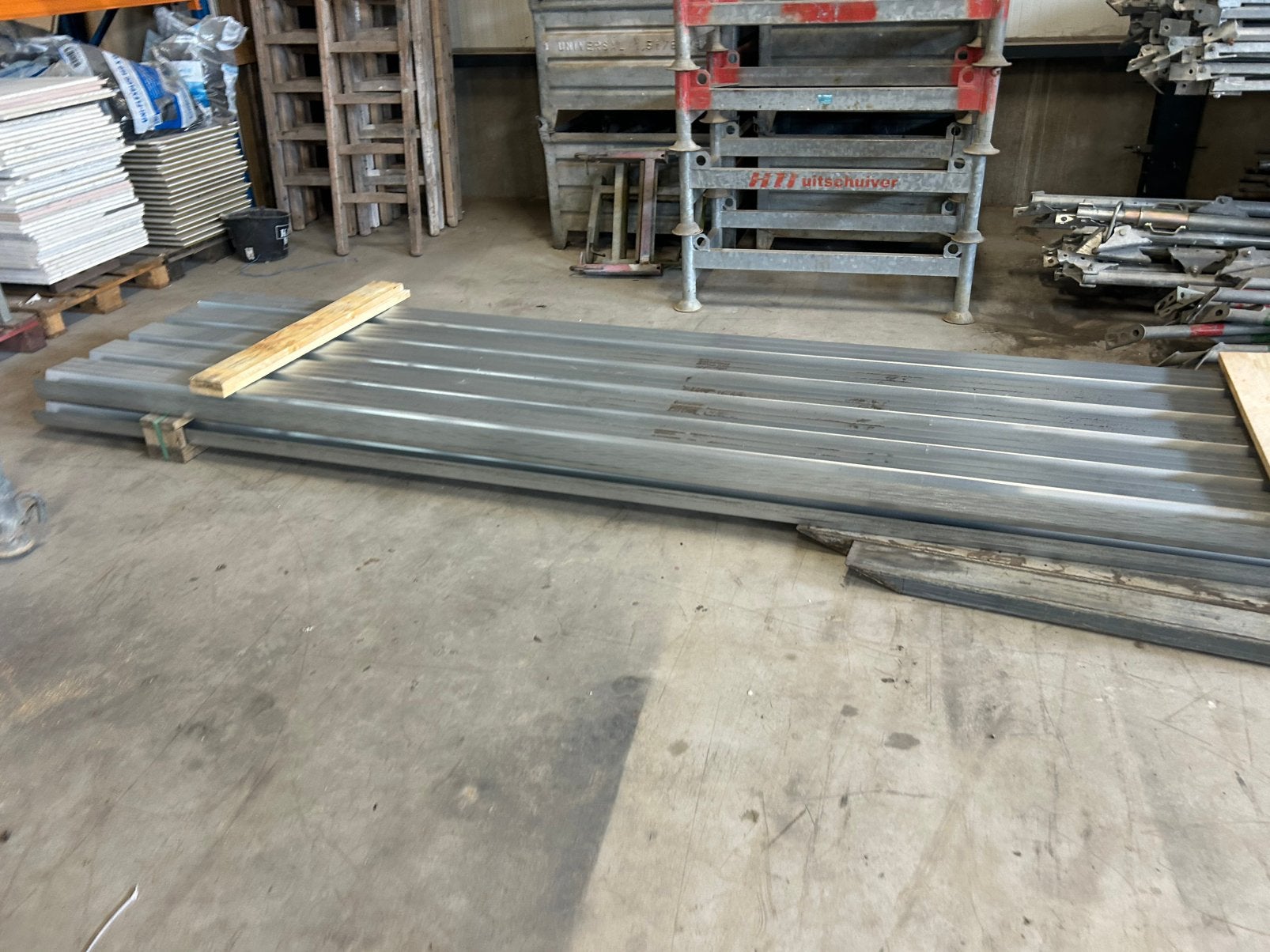 Trapezium warm dakplaten, Doe-het-zelf en Verbouw, Metalen, Ophalen, Nieuw