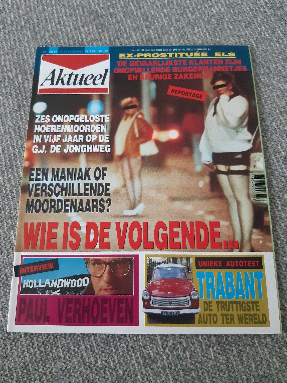 51.Aktueel 1989. Paul Verhoeven. Trabant. Ard Schenk. ULV. D, Ophalen of Verzenden, 1980 tot heden, Tijdschrift