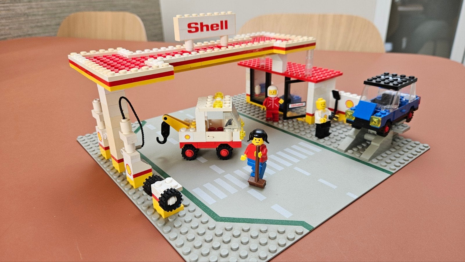 Lego Legoland Shell Tankstation 6371, Ophalen, Gebruikt, Lego, Inclusief instructies