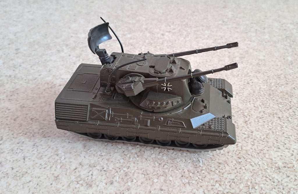 Siku Leopard luchtafweer tank, Ophalen, Zo goed als nieuw, Overige typen, SIKU