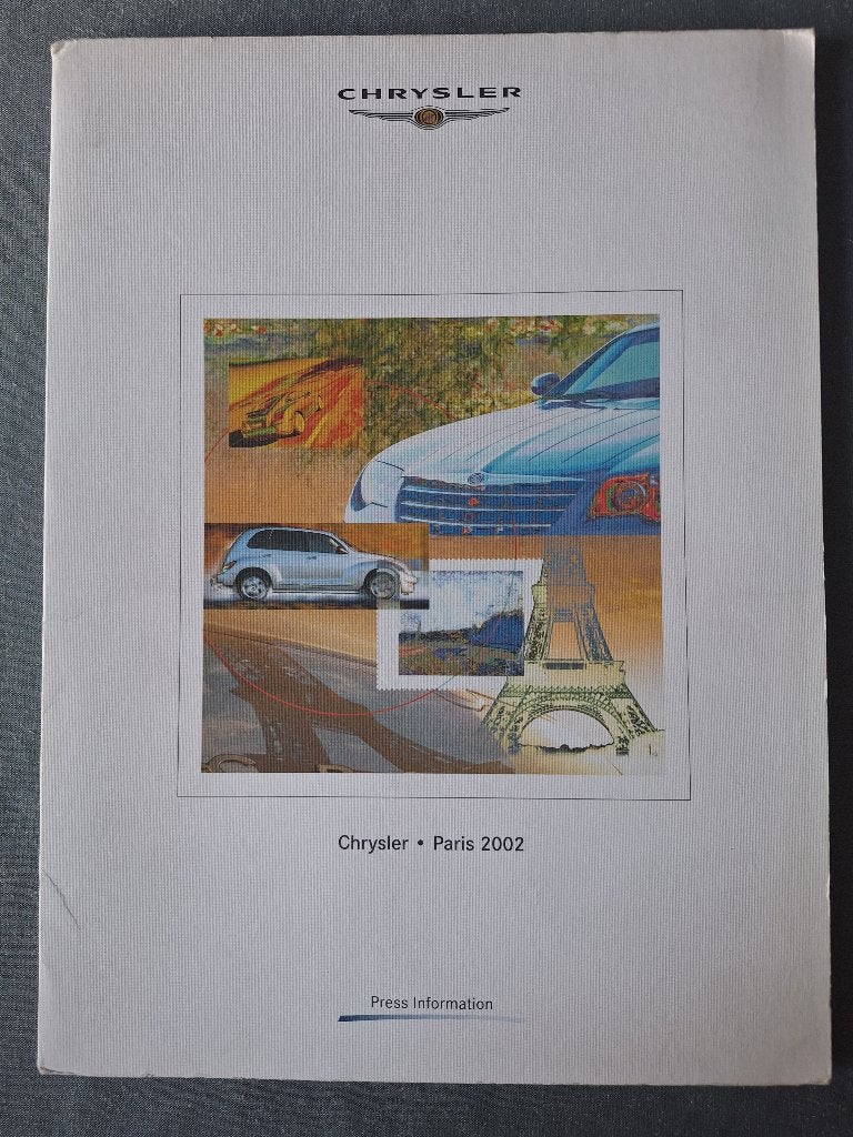 Persmap - CHRYSLER - Paris 2002 Engels, Boeken, Verzenden, Zo goed als nieuw, Overige merken