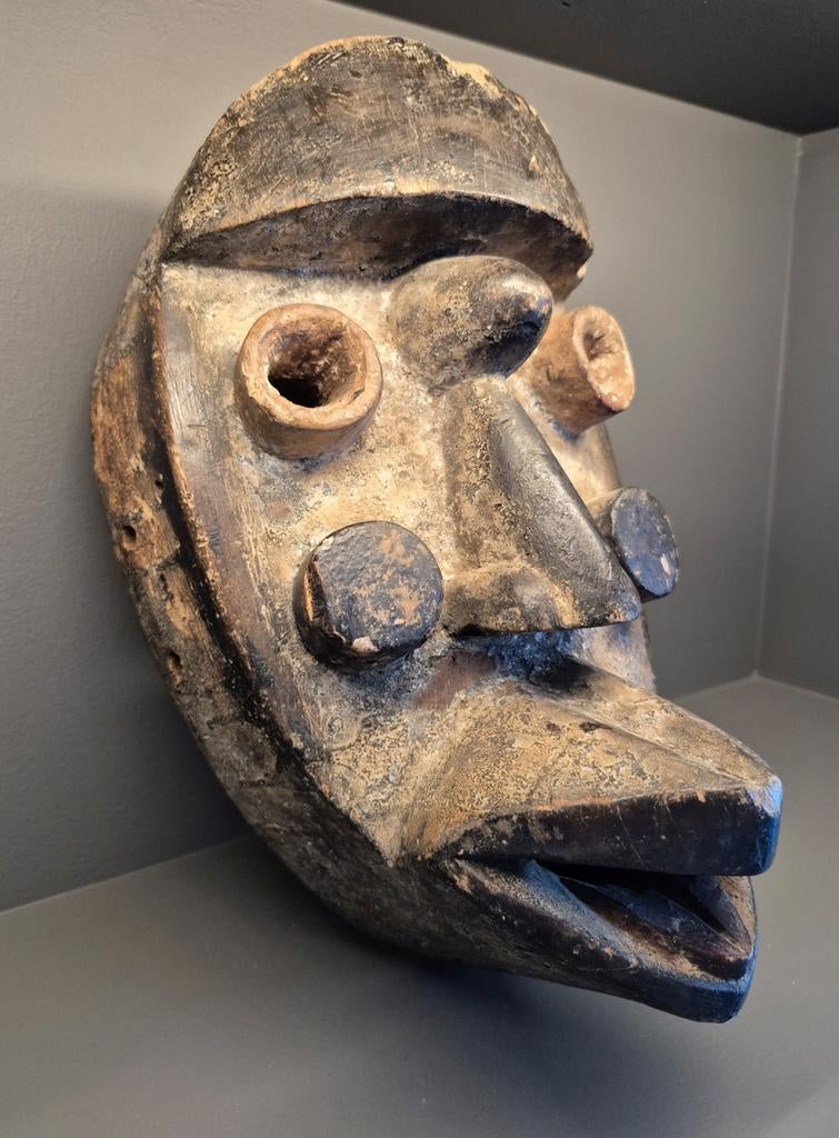 Museumstuk - Dan masker 34 CM, Ophalen of Verzenden