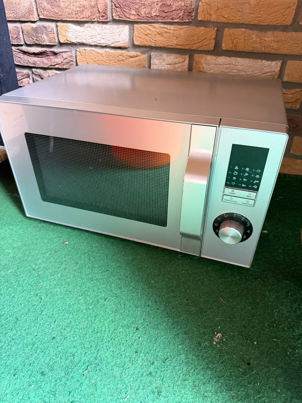Sharp magnetron - Zilverkleurig en compact, Ophalen, Gebruikt, Minder dan 45 cm, Magnetron