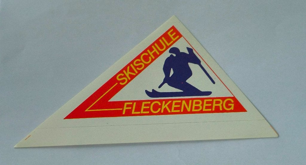 Sticker Skischule Fleckenberg, Ophalen of Verzenden, Zo goed als nieuw, Bedrijf of Vereniging