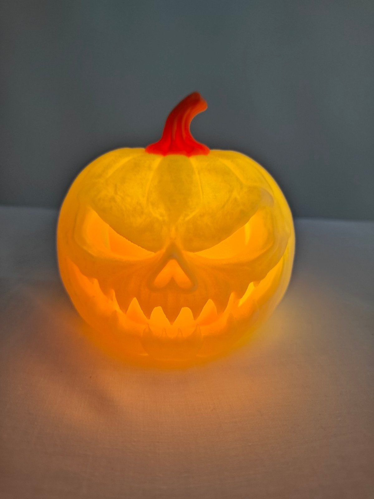 Halloween pompoen glow in the dark met LED-kaarsje, Ophalen of Verzenden, Nieuw, Feestartikel, Halloween of Griezel