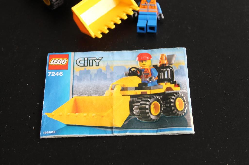 lego city graafmachine 7246, Kinderen en Baby's, Speelgoed | Duplo en Lego, Zo goed als nieuw, Lego, Complete set, Compleet, Inclusief instructies
