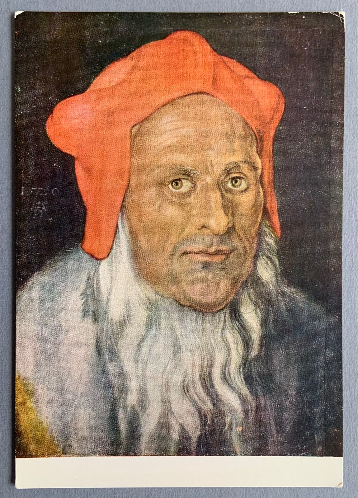 Ansichtkaart Albrecht Dürer - Portret van een oude man, Ophalen of Verzenden, 1920 tot 1940, Ongelopen, Noord-Brabant