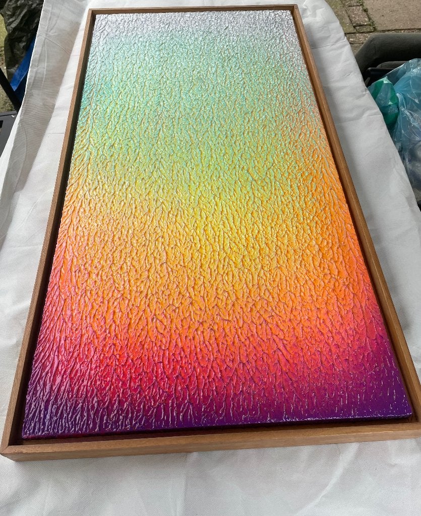 Abstract kunstwerk, Ophalen