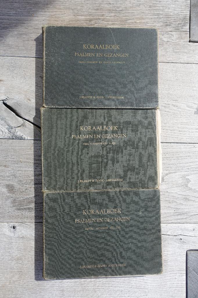 Koraalboeken psalmen en gezangen, Muziek en Instrumenten, Orgel, Gebruikt, Overige soorten, Ophalen of Verzenden