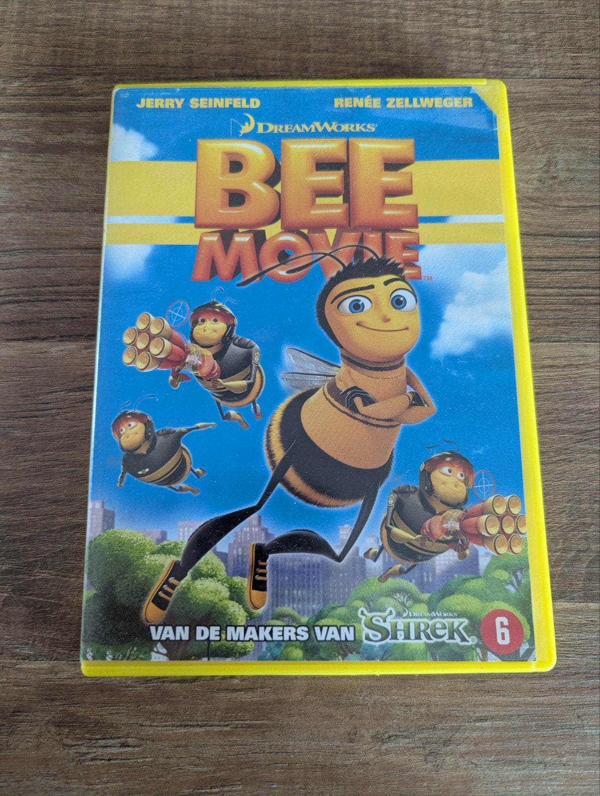 Bee Movie DVD - Jerry Seinfeld, Renée Zellweger, Alle leeftijden, Ophalen of Verzenden, Gebruikt