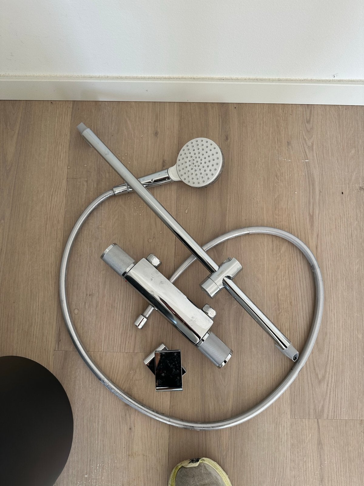 Hansgrohe Doucheset met Thermostaatkraan, Doe-het-zelf en Verbouw, Sanitair, Ophalen, Gebruikt, Chroom, Douche