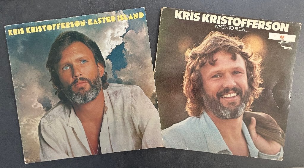 KRIS KRISTOFFERSON - Easter island & Who's to bless.. (2LPs), Cd's en Dvd's, LP, Gebruikt, Originele persing, Ophalen of Verzenden