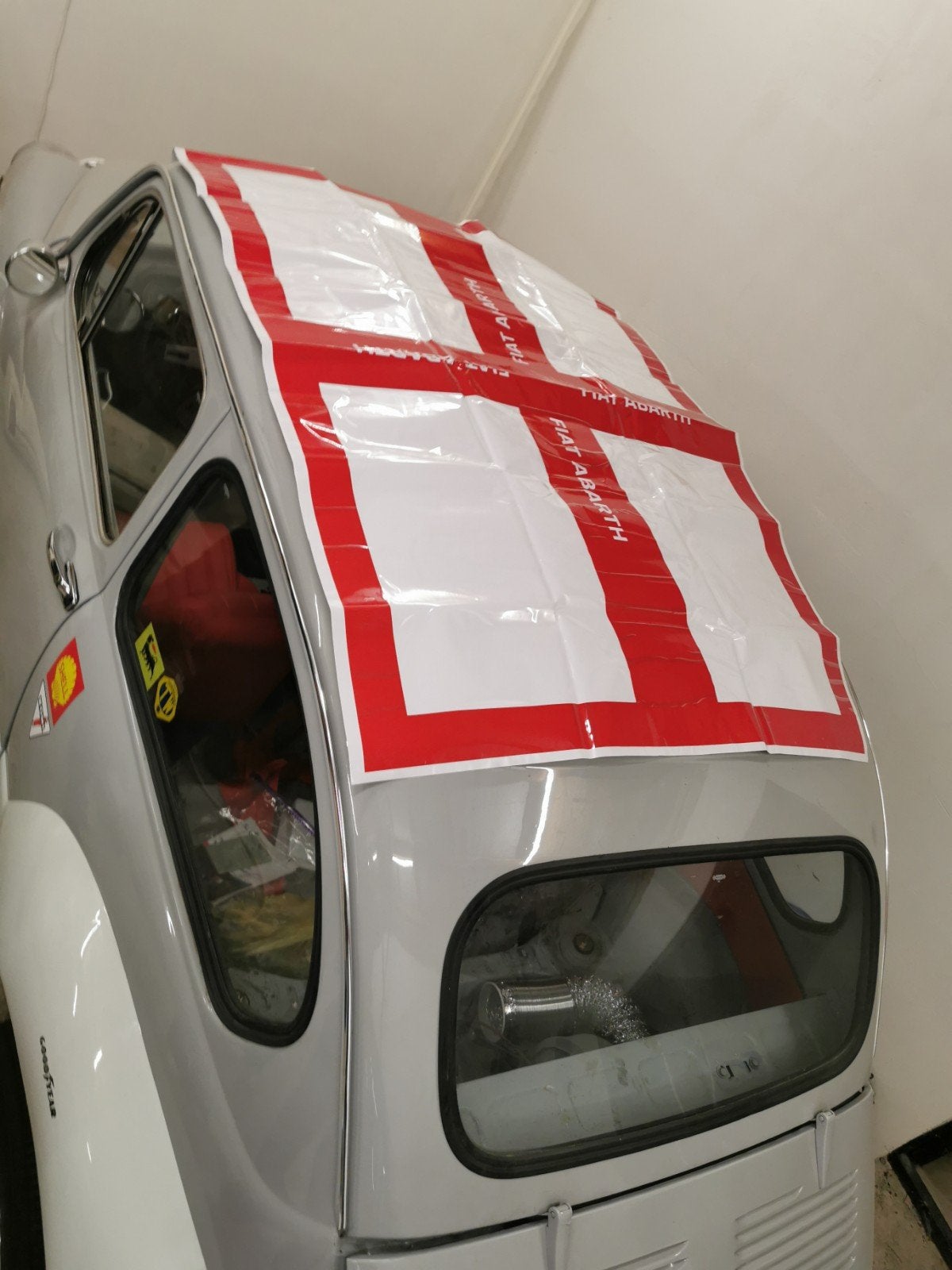 Sticker set voor Abarth 1000 TC / TCR, Ophalen, Nieuw, Seat, Voor