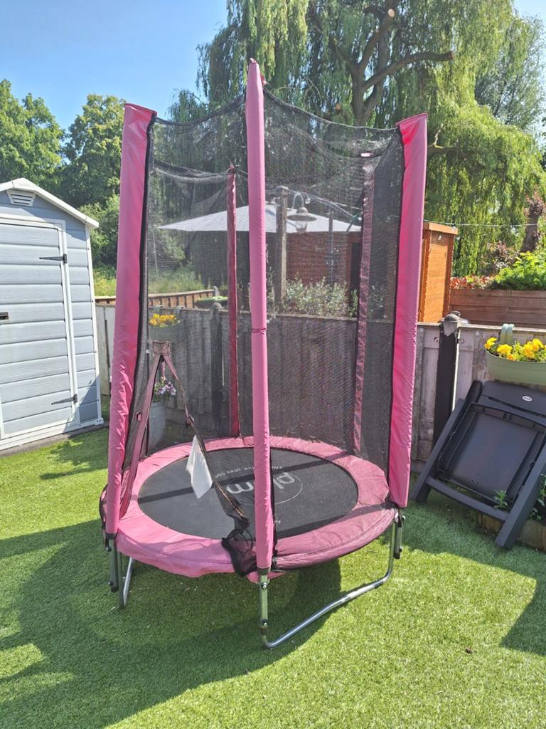 Trampoline, Kinderen en Baby's, Speelgoed | Buiten | Trampolines, Ophalen, Gebruikt