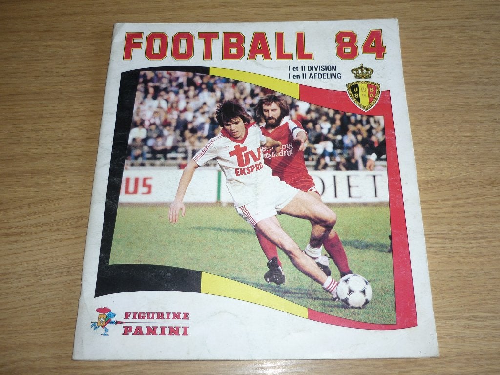 Panini voetbal stickerboek 1984, Verzamelen, Ophalen of Verzenden, Gebruikt, Buitenlandse clubs, Poster, Plaatje of Sticker