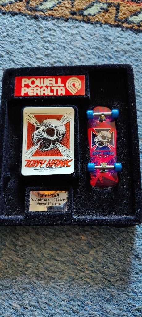 Tech Deck Tony Hawk 1986 Powell Peralta Skull Collector, Ophalen of Verzenden, Zo goed als nieuw