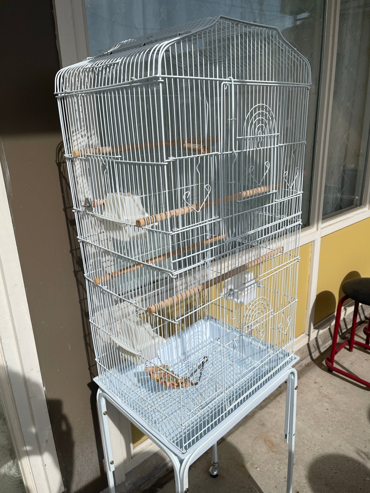Vogelkooi, Ophalen, Gebruikt, Vogelkooi