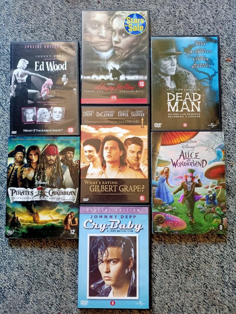 Johnny Depp films vanaf..., Alle leeftijden, Ophalen of Verzenden, Zo goed als nieuw, Nederlands