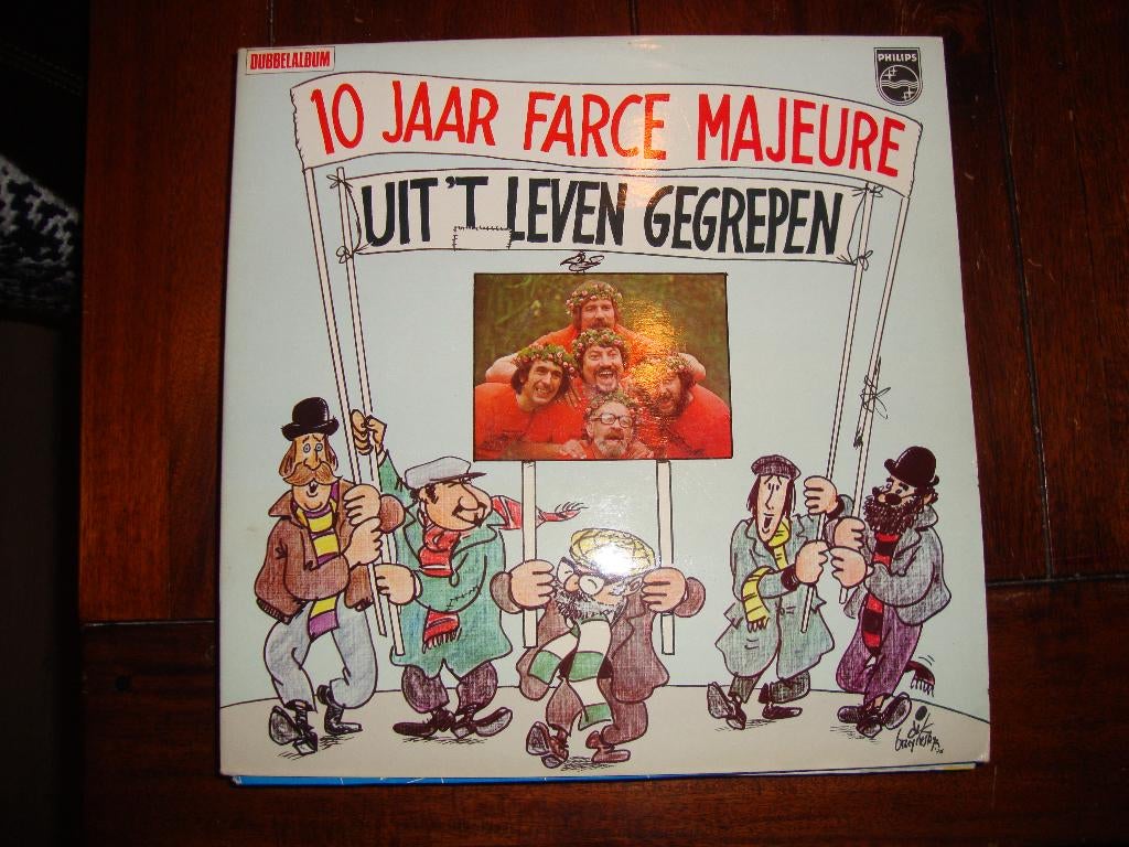 Dubbellp Farce Majeure / 10 jaar Farce Majeure, Cd's en Dvd's, Vinyl | Overige Vinyl, Inclusief binnenhoes, Gebruikt, Ophalen of Verzenden