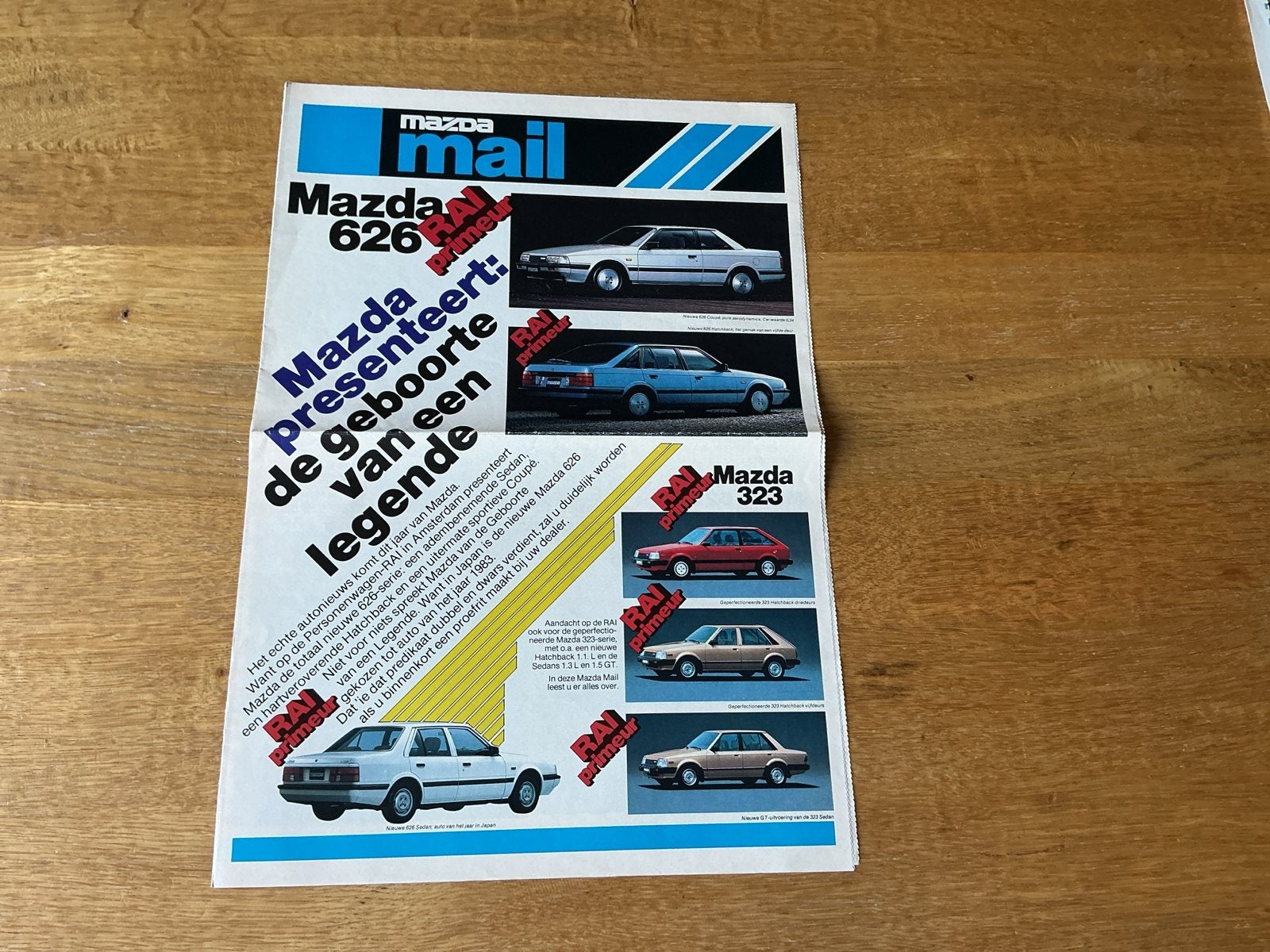 Mazda Mail - Mazda 626, 323, RX7 - 1983, Ophalen of Verzenden, Zo goed als nieuw