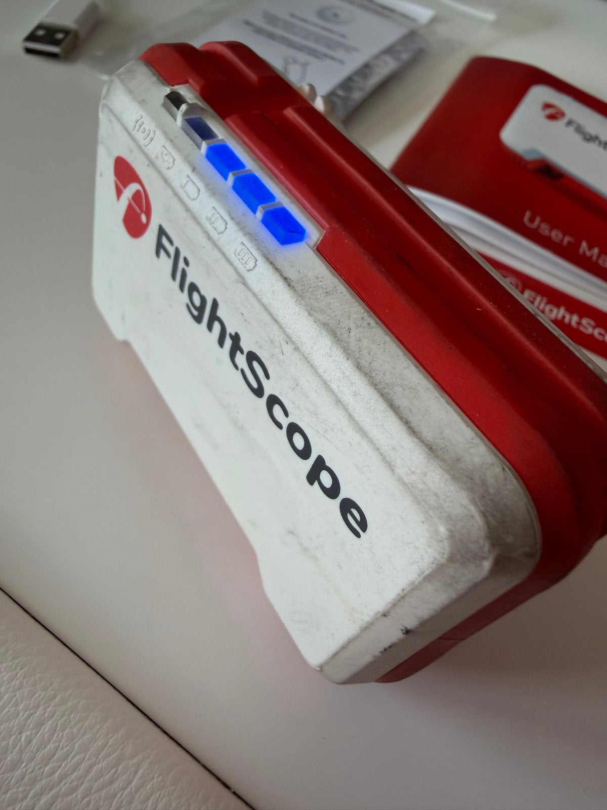 Flightscope Mevo - Gebruikt, compleet en werkend, Ophalen of Verzenden, Gebruikt, Overige typen, Overige merken
