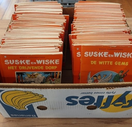 Suske en Wiske circa 140 stuks ook speciale uitgaven PARTIJ, Meerdere stripboeken, Ophalen, Gelezen, Willy van der Steen.