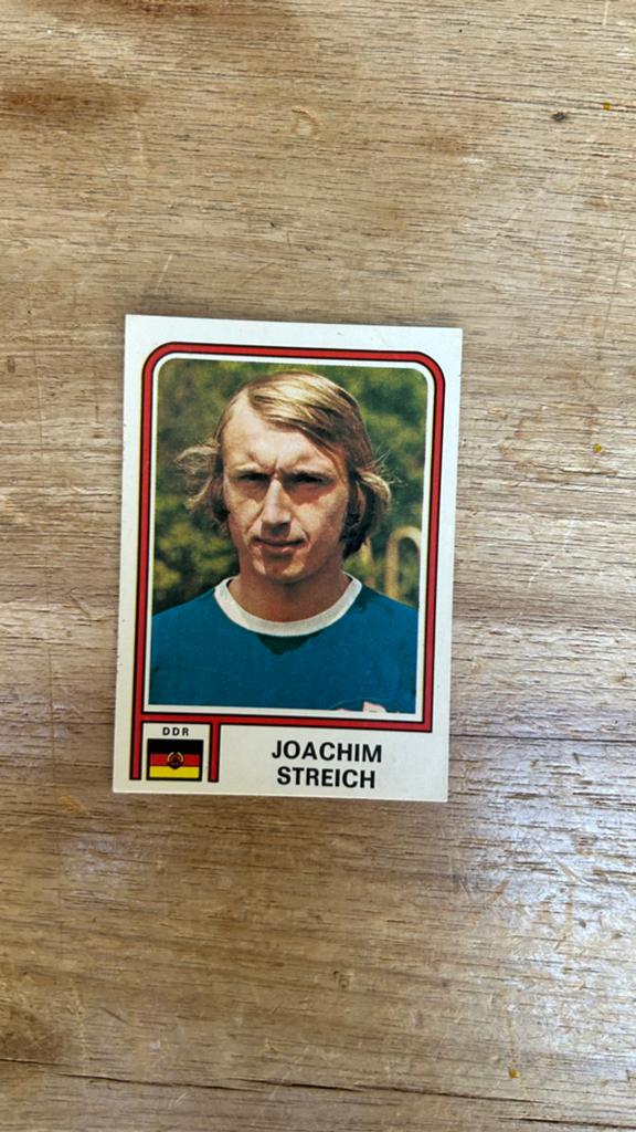 Panini Argentina 78 plaatje Joachim Streich WK 78, Verzenden, Zo goed als nieuw, Sticker