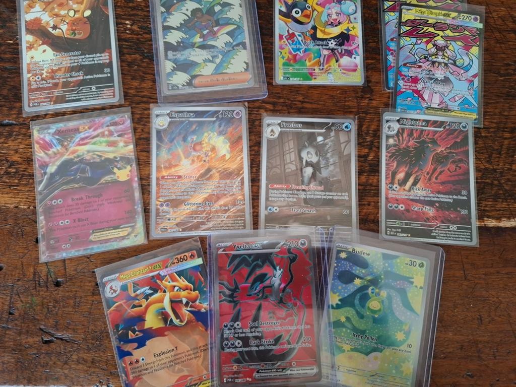 Pokémon Kaarten per stuk, Ophalen of Verzenden, Zo goed als nieuw, Meerdere kaarten, Foil