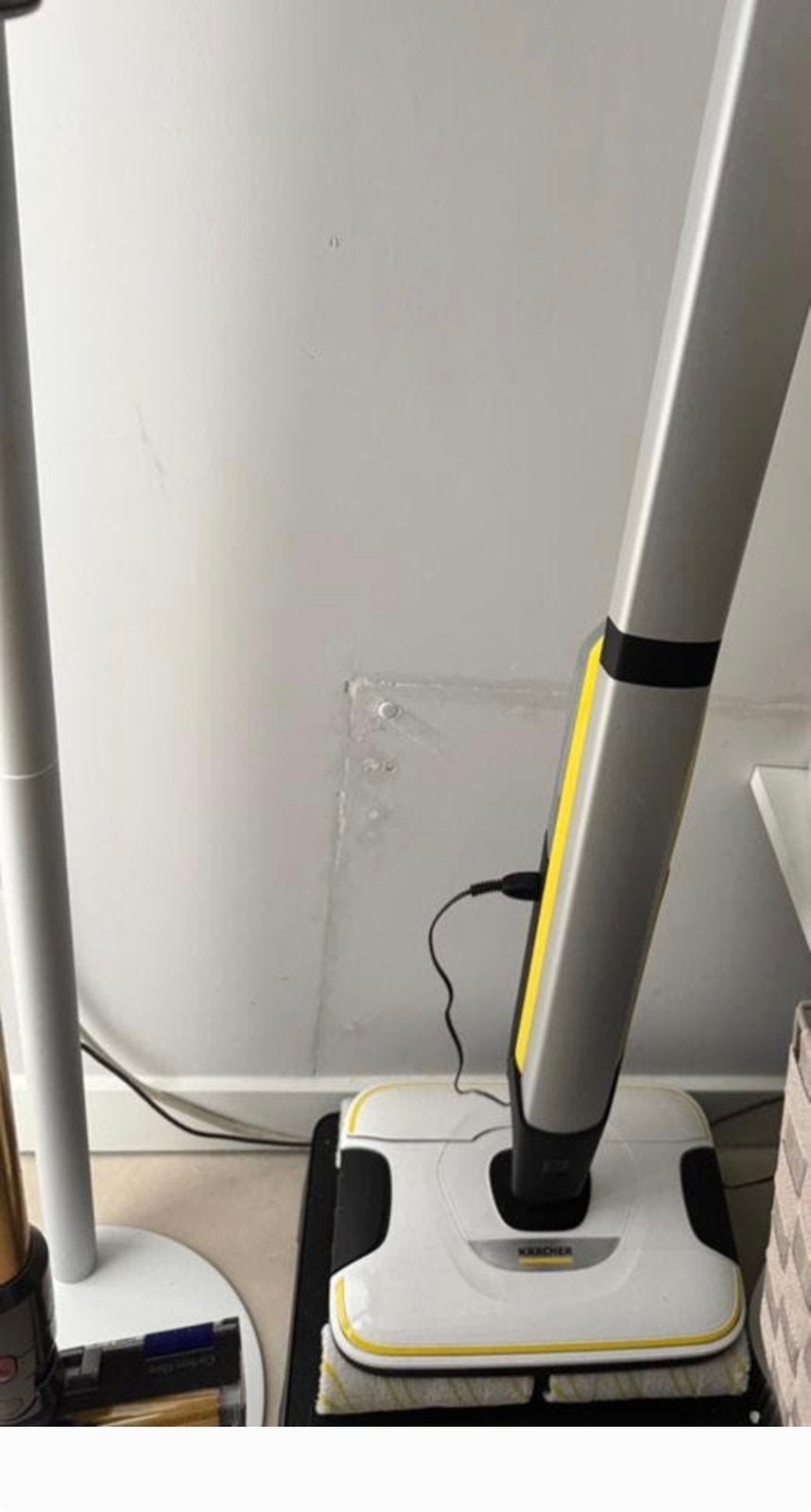 Karcher dweil, Ophalen
