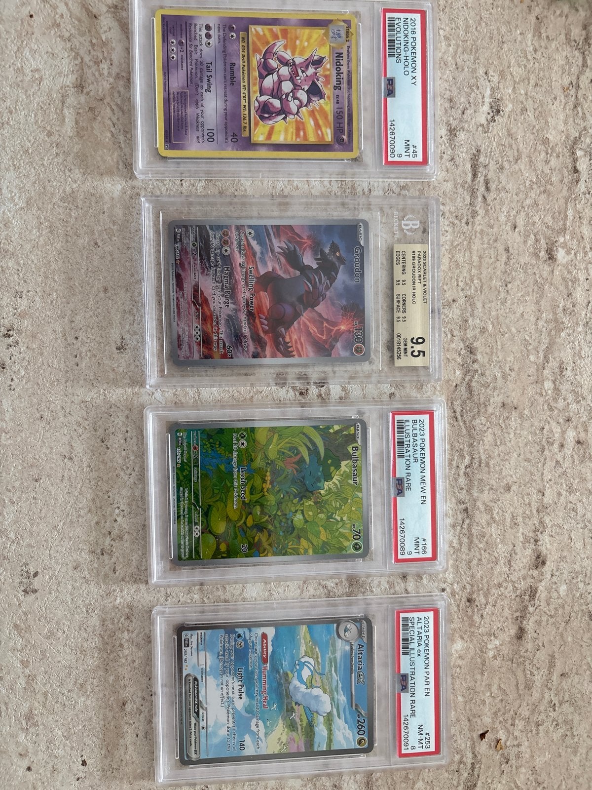 Pokémon kaarten - Graded & Ungraded (NM/Mint), Ophalen, Zo goed als nieuw, Meerdere kaarten