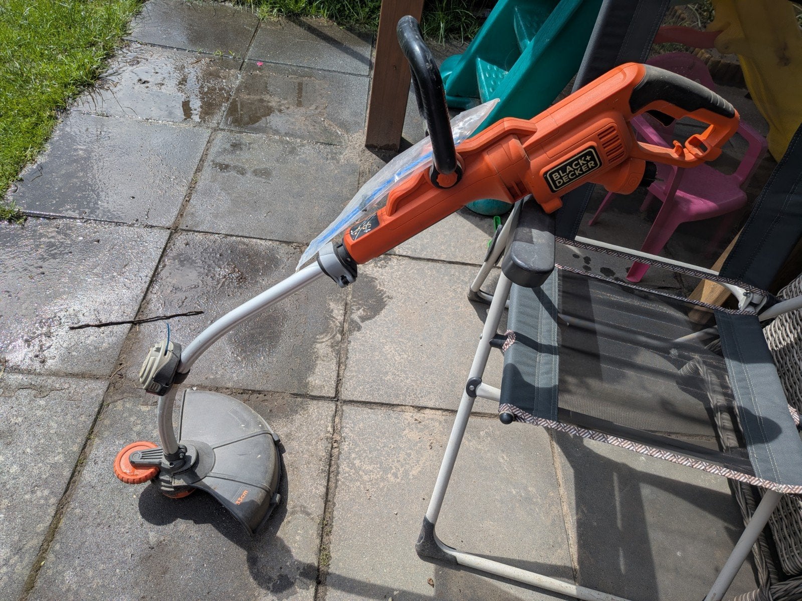 Black & Decker Elektrische Grastrimmer - Gebruikt, Ophalen, Gebruikt, Black & Decker, 30 tot 50 cm