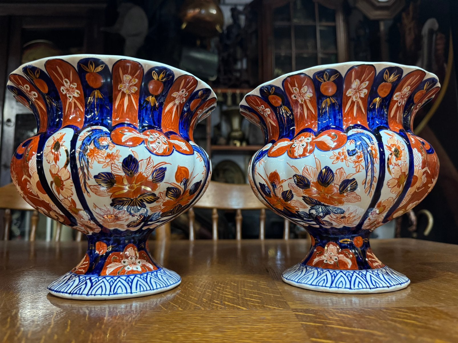 HEINEN (Delfts Blauw) Vazen Atelier Putten (Imari-stijl), Ophalen of Verzenden