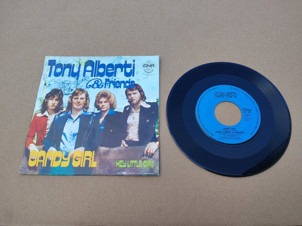 Single: Tony Alberti & Friends - Candy Girl (1974), Ophalen of Verzenden, Gebruikt, 7 inch, Pop